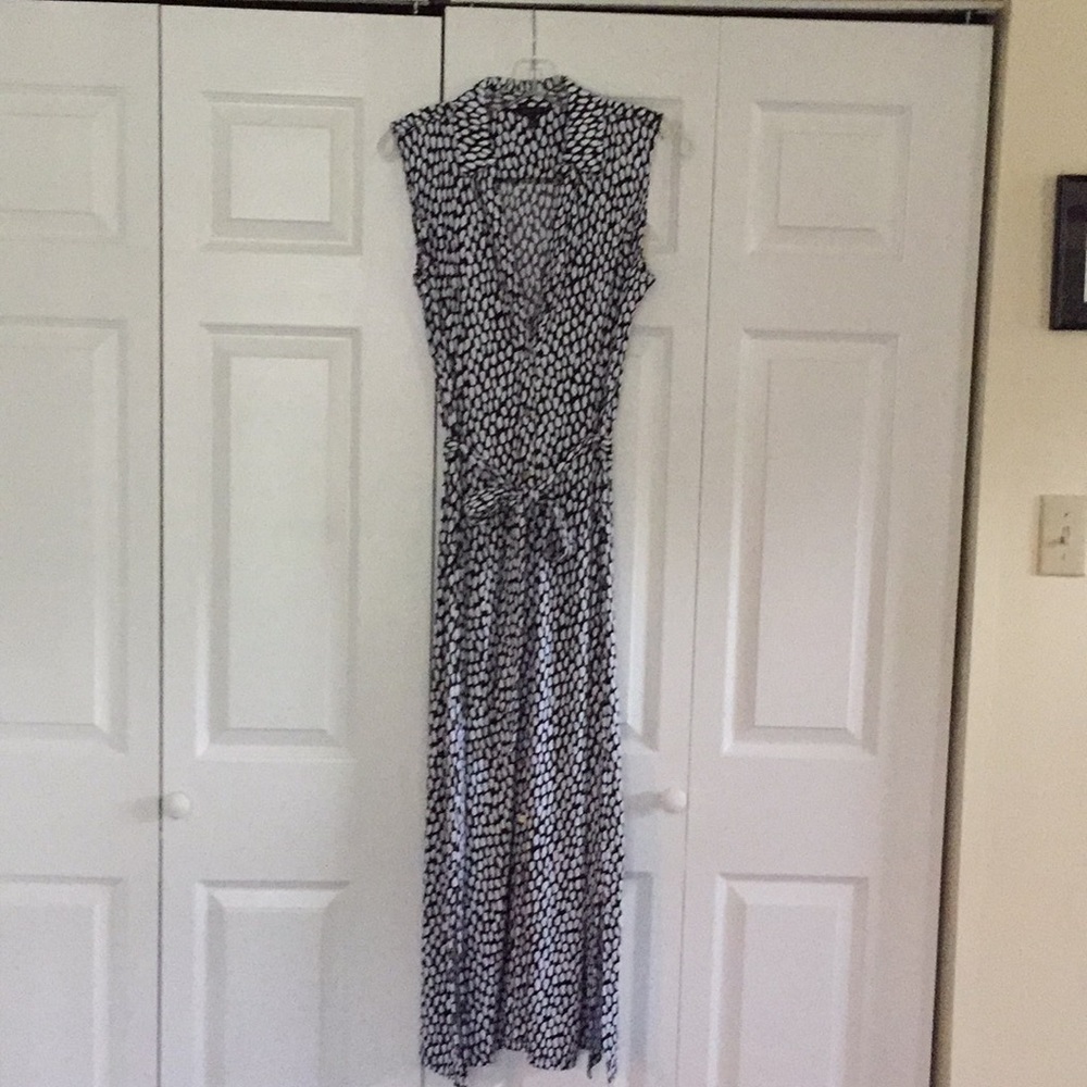 New Talbots Women’s Long Dress with Sash